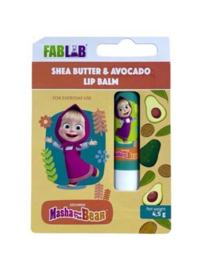 Masha and the Bear Lip Balm Shea Butter & Avocado 4.5g